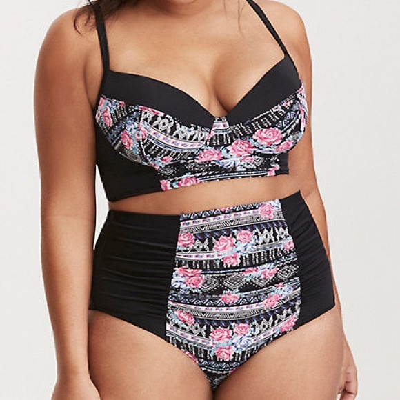 torrid Other - TORRID Geo and rose print bikini, 5X.